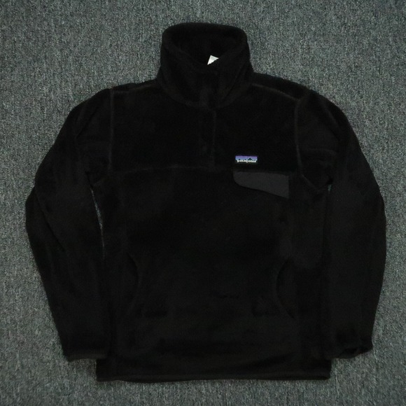 Patagonia Jackets & Blazers - Patagonia Pullover Womens Extra Small Black Re-Tool Snap-T Fleece 25442